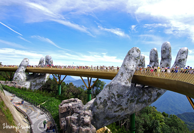 [越南｜峴港。親子景點] 巴拿山 Sun World Ba Na Hills 詳盡地圖攻略～超震撼黃金佛手橋 x 好好拍歐洲古城法國村